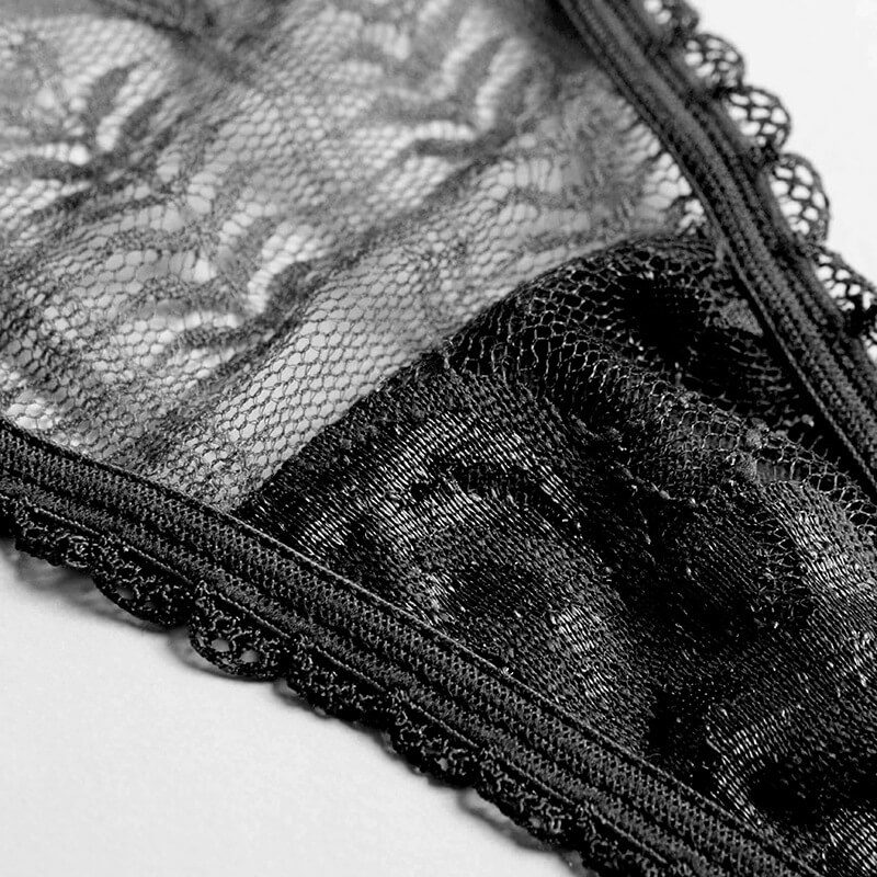 Low Waist Transparent Lace Panty - Image 6