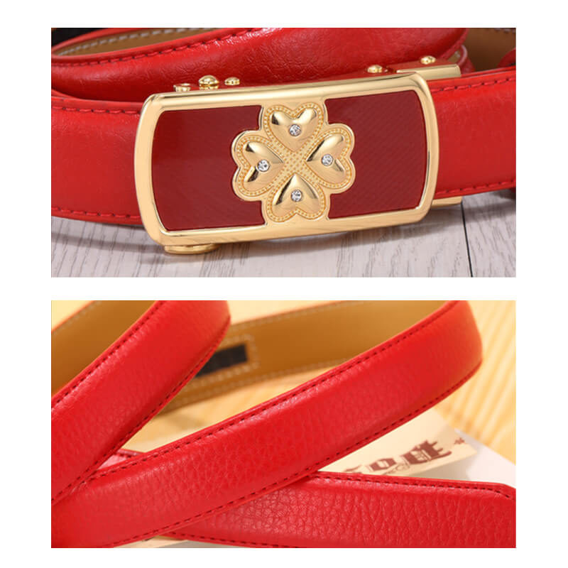 Genuine Leather Reversible Waistband Belt - Image 11