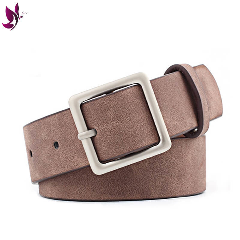 Luxury Leather Metal Pin Buckle Belt - Image 5